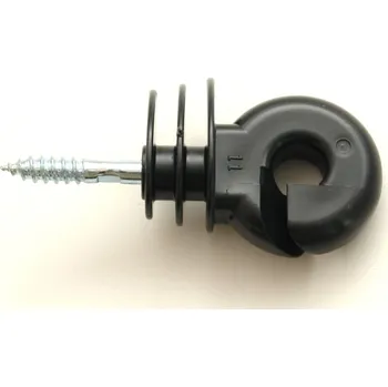 Ohradník Izolátor kruhový s vrutem BIG černý