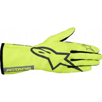 Moto rukavice Kartingové rukavice Alpinestars Tech-1 K RACE V2 PURE žluté vel