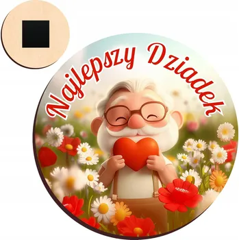 Obraz Dárek pro dědečka, magnet na ledničku, dárek ke Dni prarodičů