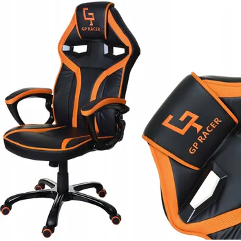 GIOSEDIO Herní křeslo oranžové GAMINGOVÉ GPR