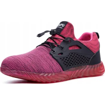 Pracovní obuv Pracovní BOZP obuv velikosti 38 / 24,7 cm - růžová