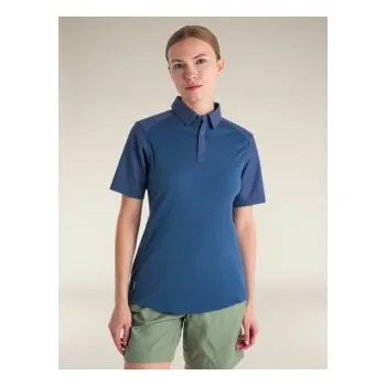 Icebreaker Wmns Hike SS Top, Gritstone Heather/Monsoon