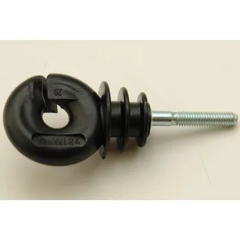 Pro koně 3361 Izolátor pro elektrické ohradníky WI 24/2 kruhový se závitem M6