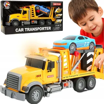 autíčko Transportní Auto Autopřepravník Rampa Zvuky Světla