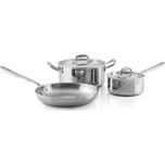 Sada hrnců CON CUORE, sada 5 ks, stříbrná, měď, Ruffoni