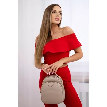 Sada s červeným volánkem Kesi tmavě červená 3086607