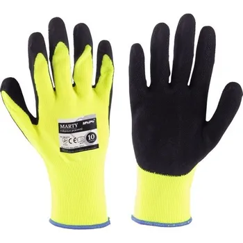 Pracovní rukavice MasiPro Povrstvené rukavice MARTY, v. 10"