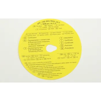 Tachokotouček - dopisovací žlutý