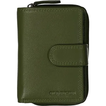 Old River Dámská kožená peněženka FL-456 zelená