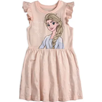 Dívčí šaty DISNEY FROZEN MAGIC růžová 98