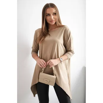 Dámská halenka Halenka oversize velbloud Kesi růžová 3100511