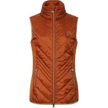 Dámská kombinovaná vesta Covalliero A/W 2022, dark copper velikost XXS