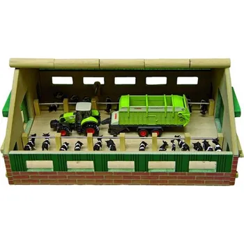 Dřevěná hračka Kravín dřevěný