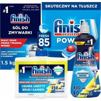 Přípravek do myčky Finish tablety do myčky Power All in One Fresh 85 ks Sada 4 kusů