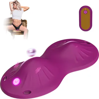 Vibrátor SuperLove Grinder Vibrator with Remote Purple