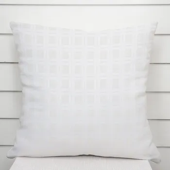 Povlak na dekorativní polštářek Dekorační povlak na polštář BM-002 Káro na režném 40 x 40 cm