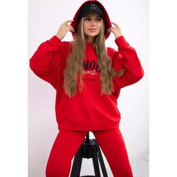 Zateplená souprava L'Amour červená Kesi červená 3104687