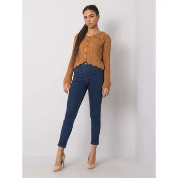 Jeans trousers-320-SP-2614.05P-dark blue RUE PARIS modrá 3205539