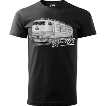 Tričko BR – 103 - PEN (Velikost: L, Typ: pro muže, Barva trička: Černá)
