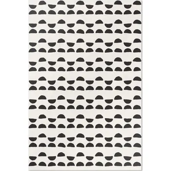 Koberec Vinylový Koberec do Obývacího Pokoje, Nepravidelné půlměsíce, Boho Vzor, 60x90 cm