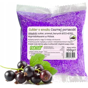 Obraz Cukr na cukrovou vatu AdMaJ fialový černý rybíz 100 g
