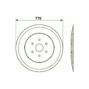 Talíř Talíř bubnu - spodní