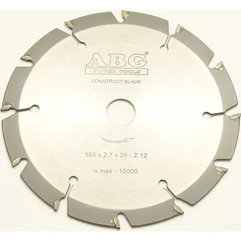 Pilový kotouč ABG N60331 Kotouč pilový 165x12Tx2,7x1,7x20