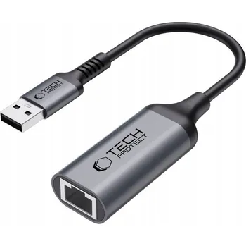 Video kabel Adaptér Tech-Protect UltraBoost USB-A 3.0 Ethernet RJ45 1000mbps černý