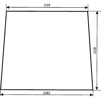 Autosklo Sklo čelní 1283x1123