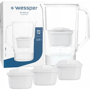 Filtrační konvice Filtrační konvice Wessper D1 SOLID FutureFlow 3,3 l bílá