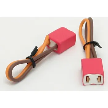 Objímka na žárovku Patice keramická na žárovku H7 komplet s kabely a konektor