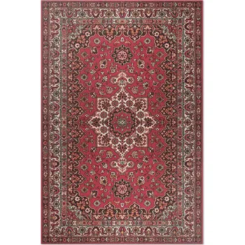 Koberec Koberec do Kanceláře Rozměr: 150x225 cm Starý květinový červený perský vzor