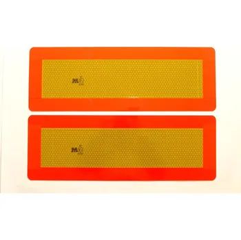 Odrazová reflexní tabule zadní - návěs - hliníková sada 2 ks