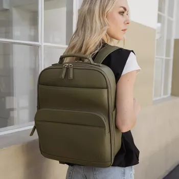 Městský batoh Loulex Olive 2.0 - Fotobatoh olivový