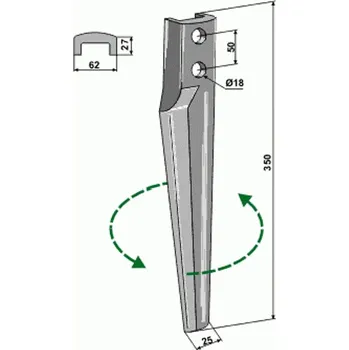 Hřebík Hřeb levý Eberhardt
