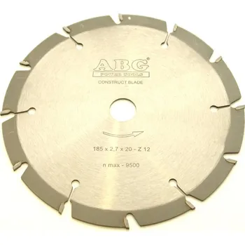 Pilový kotouč ABG N60333 Kotouč pilový 185x12Tx2,7x1,7x20