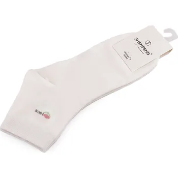 Dámské ponožky Dámské / dívčí bavlněné ponožky Nice Varianta: 1 krémová nejsvět., Balení: 1 pár