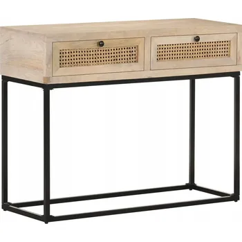 Konferenční stolek Obdélníkový stolek Zakito Home 100 x 35 x 76 cm, světle hnědá barva (legno jasne)