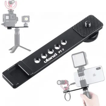 Bateriový grip pro fotoaparát Ulanzi PT-7 kolejnice se závitem 1/4'' s patkou ISO [12cm]