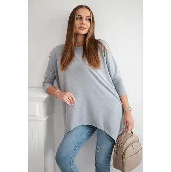 Dámská halenka Halenka oversize šedá Kesi šedá 3100863