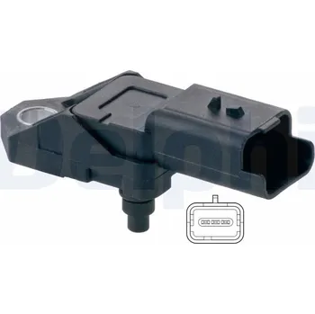 Čidlo automobilu Senzor tlaku sacího potrubí DELPHI PS10197