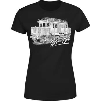 Dámské tričko Tričko BR – 194 - PEN (Velikost: M, Typ: pro ženy, Barva trička: Černá)