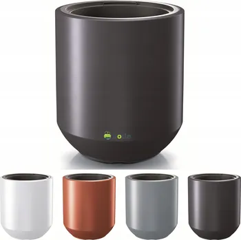 Květináč Plast Květináč černý, Botle 39 cm x 39 x 44 cm