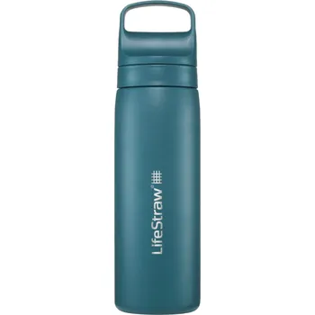 Láhev LifeStraw nerezová láhev s vodním filtrem; 18oz; Laguna Teal LGV418TLWW