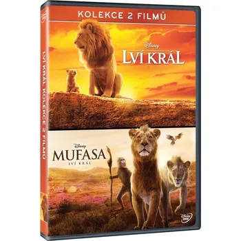 DVD film Lví král (2019) + Mufasa: Lví král - kolekce (2 DVD)