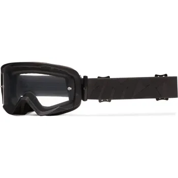 Motocyklové brýle Motokrosové brýle iMX Endurance Flip černo-černé s čirým plexi