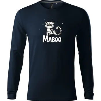 Dámské tričko Pánské tričko s dlouhým rukávem s potiskem MABOO tygřík1
