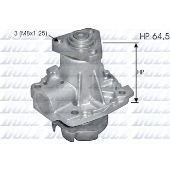 Doplňovací vodní čerpadlo, chladič plnicího vzduchu DOLZ S248