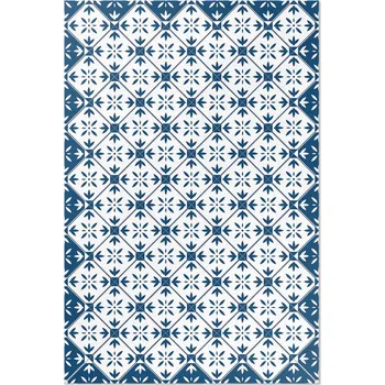 Koberec Módní vinylový Koberec do interiéru Kostka, dekorativní mozaika s kosočtverci, 140x210 cm