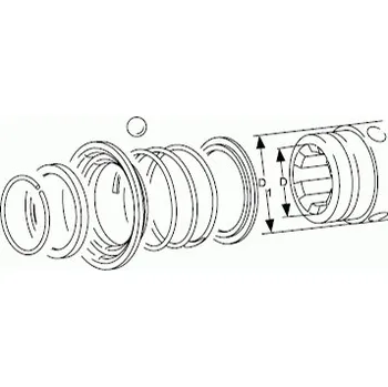 GKN Walterscheid 1306842 / 306842 Sada Agraset 313